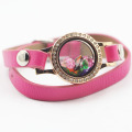 Manufacturer Wholesaler Locket Magnetic Leather Bracelet Jewelry